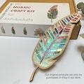 Feather Mosaic DIY Kit: Handmade Art Craft for Kids & Adults product logo