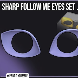 Ebauches pour les yeux Follow-Me de Sharp Toony. Fichier d'impression 3D STL