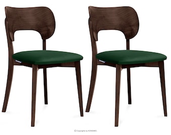 LYCO Esszimmerstühle 2er Set - Modern Holzstuhl 80,5x47cm - Küchenstühle - Stuhl Esszimmer, Küche, Wohnzimmer - Universal Esstisch Stühle