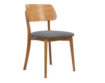Konsimo Vinis Esszimmerstühle - Modern Holzstuhl 80,5x45x47cm - Küchenstühle - Stuhl Esszimmer - Esstisch Stühle mit Weicher Polsterung