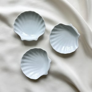 Süße Jakobsmuschelschale von vanWell - 3er Set - Kleine Muschelschale / Servierschale - Made in Germany