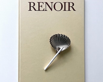 Vintage 800 Silver Shell Ashtray • Made in Italy