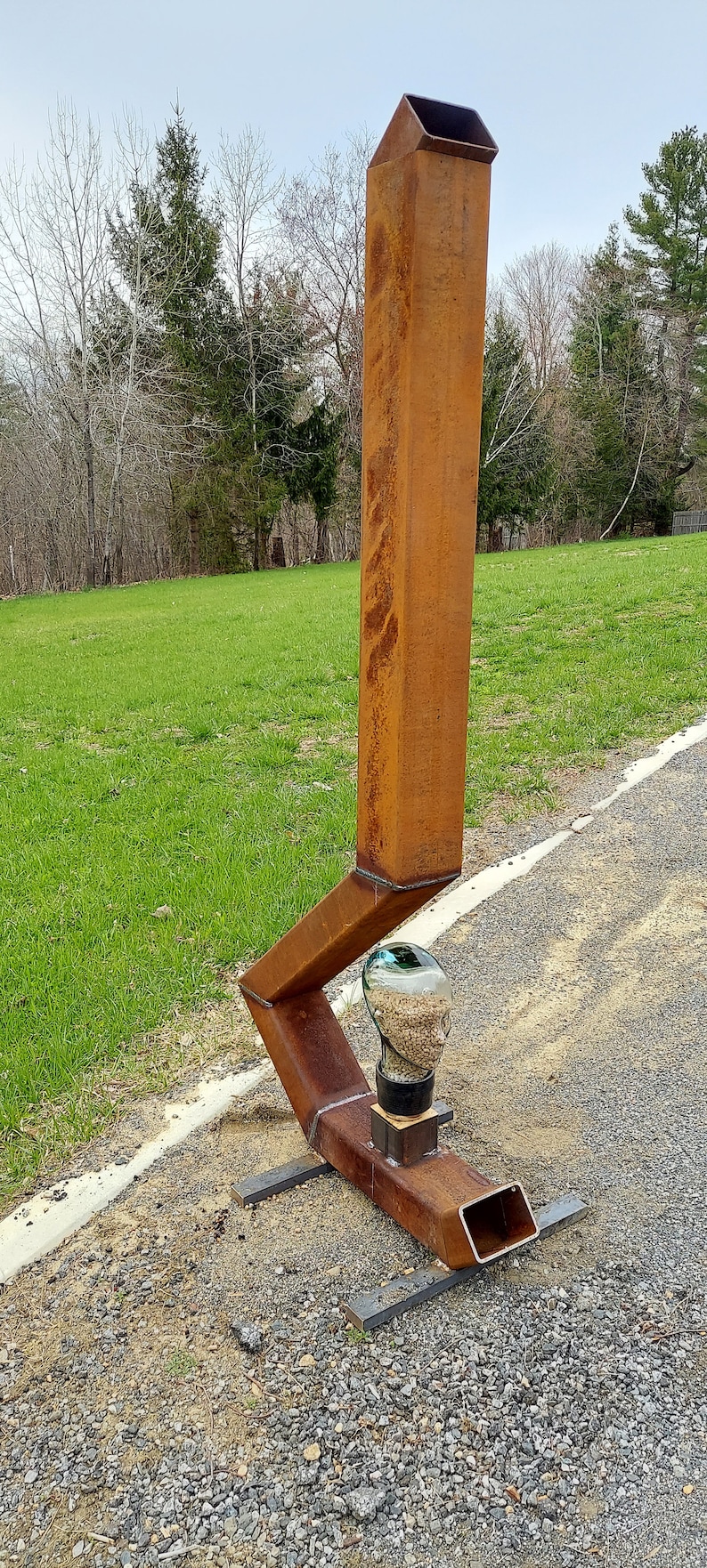 Custom Outdoor Metal Sculpture Yard Art Furnace Backyard Firepit