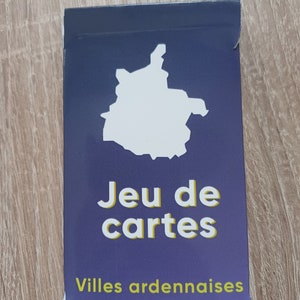Jeu de cartes Villes Ardennaises