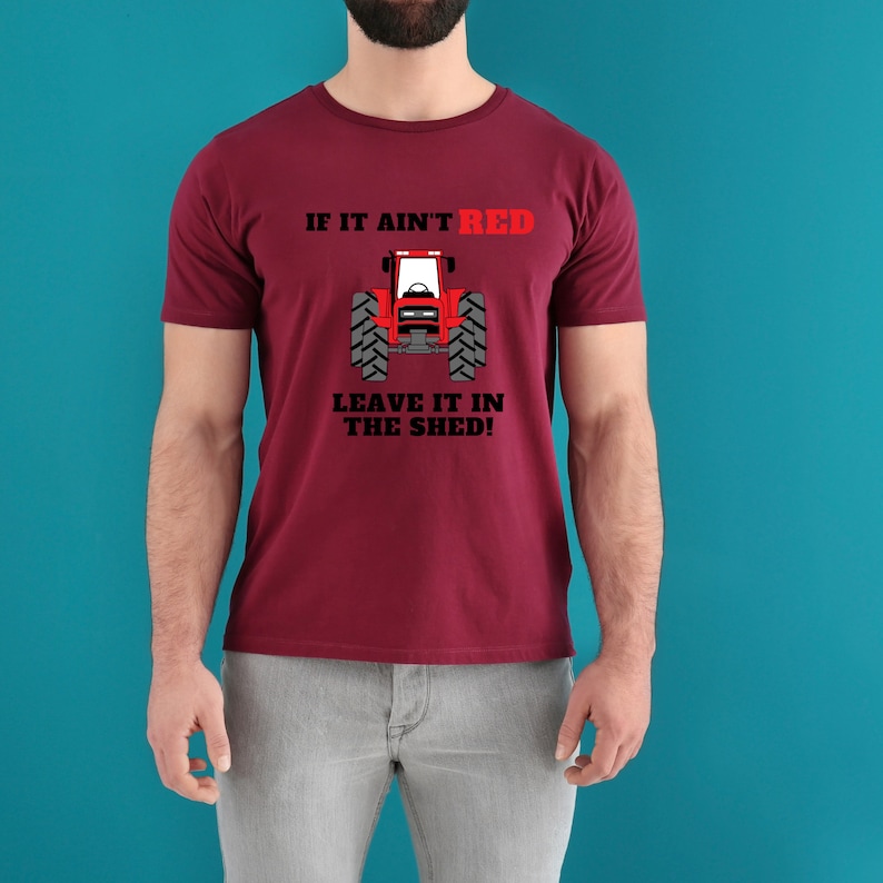 Red Tractor SVG Farming Svg Agriculture Vector Graphic Download Gift