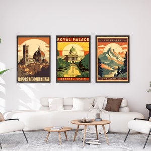 The Enchanting European Expedition - 6 Vintage Travel Posters - Set 1 ...