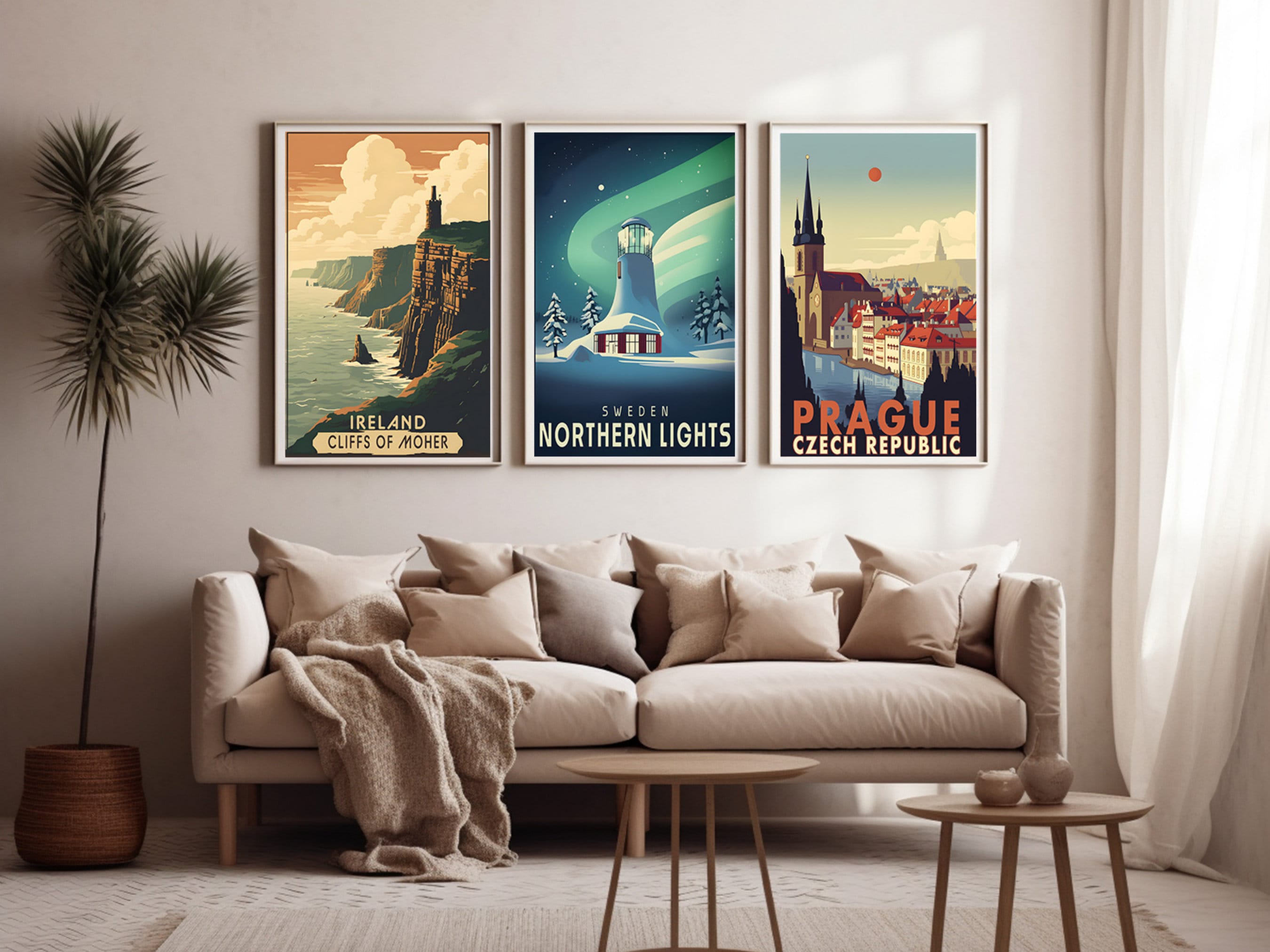 The Enchanting European Expedition - 6 Vintage Travel Posters - Set 4 ...