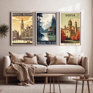 The Enchanting European Expedition - 6 Vintage Travel Posters - Set 4 ...