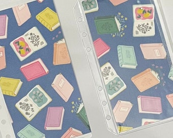 Book Lover A6 Cash Envelope: Laminated Savings Tracker