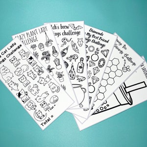 Savings Challenge Printable Bundle | For A6 Cash Envelopes | Set of 6