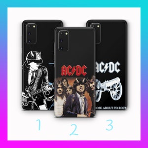 AC/DC 8 Phone Case Cover For Samsung Galaxy S20 S21 S22 S23 S24 FE S25 Plus Ultra Australian Rock Band 20 Century Popular Heavy Music Group
