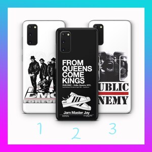 Run DMC 2 Phone Case Cover For VARIOUS Samsung Galaxy Phone Models USA American Hip Hop Group Rap Band Rappers Oldschool