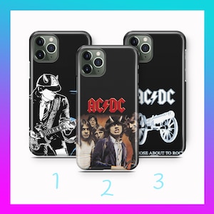 AC/DC 8 For Apple iPhone 11 12 13 14 15 16 Pro PLuS MiNI MAX Phone Case Cover Australian Rock Band 20 Century Popular Heavy Music Group