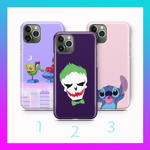 Cartoon 8 For Apple iPhone 11 12 13 14 15 16 Pro PLuS MiNI MAX Phone Case Cover Random Cartoon Characters Network Funny Iron Man Joker