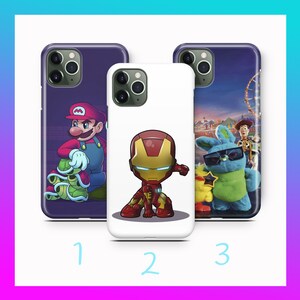 Cartoon 6 For Apple iPhone 11 12 13 14 15 16 Pro PLuS MiNI MAX Phone Case Cover Random Cartoon Characters Network Funny Iron Man Joker