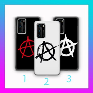 Anarquía 2 para Huawei P9 P10 P20 P30 P40 Lite PRO Plus LG G5 G6 Funda para teléfono Símbolo Juventud Ausencia de gobierno Sin ley Sin autoridad