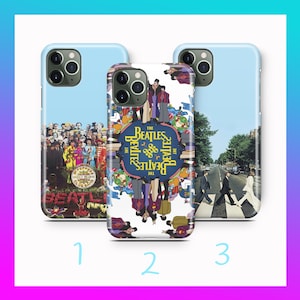Les Beatles 3 pour Apple iPhone 11 12 13 14 15 16 Pro PLuS MiNI MAX Coque de téléphone Angleterre Anglais Britannique Royaume-Uni Groupe de rock Musique Liverpool