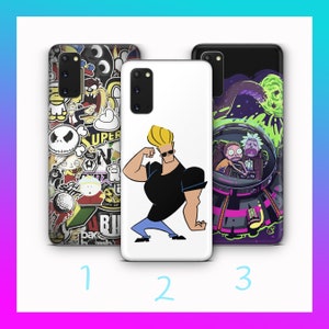 Cartoon 2 For VARIOUS Samsung Galaxy Phone Models Case Cover Random Cartoon Characters Network Funny Iron Man Joker