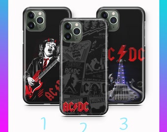 AC/DC 7 For Apple iPhone 11 12 13 14 15 Pro PLuS MiNI MAX Phone Case Cover Australian Rock Band 20 Century Popular Heavy Music Group