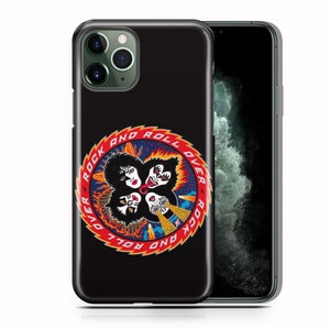 Kiss 6 For Apple iPhone 11 12 13 14 15 PRO PLuS MiNI MAX Phone Case Cover American USA Rock Song Music Face Paint Makeup Guitar Band 1