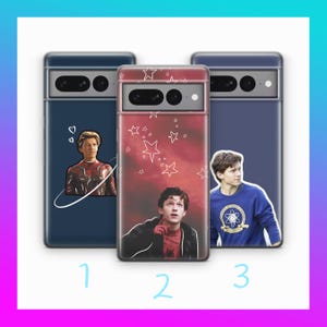 Tom Holland 6 Phone Case Cover For Google Pixel 6 6A 7 7A 8 8A 9 9A Pro XL Models England English British UK Actor Spiderman Superhero