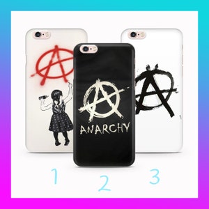 Anarchy 3 Für Apple iPhone 5 SE 2020 2022 6 7 8 X Xs XR MaX PLUS Telefon Fall Abdeckung Symbol Jugend Absence ofRegierung Lawless Keine Autorität