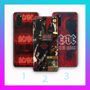 AC/DC 2 For VARIOUS Samsung Galaxy Phone Models Case Cover Australian Rock Band 20 Century Popular Heavy Music Group