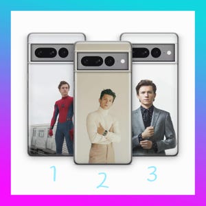 Tom Holland 8 Phone Case Cover For Google Pixel 6 6A 7 7A 8 8A 9 9A Pro XL Models England English British UK Actor Spiderman Superhero