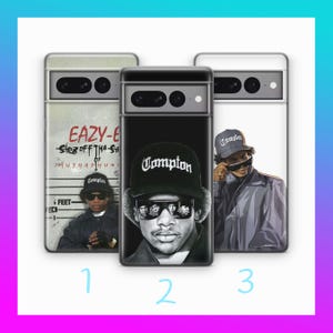 Etui na telefon Eazy E 9 do modeli Google Pixel 6 6A 7 7A 8 8A 9 9A 10 Pro XL Rap Hip Hop Muzyka Raper NWA Campton Riders Eric Wright
