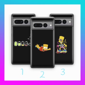 Cartoon 3 Telefoon Case Cover Voor Google Pixel 6 6A 7 7A 8 8A 9 9A Pro XL Modellen Willekeurige Stripfiguren Netwerk Grappige Iron Man Joker