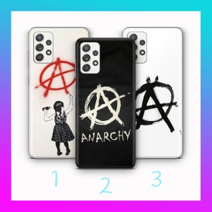 Anarchy 3 Phone Case Cover For Samsung A13 A14 A15 A16 A25 A26 A33 A34 A35 A36 A53 A54 A55 A56 A72 A73 + More Models Symbol No Authority