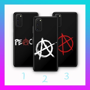 Anarchy 1 Telefon Fall Abdeckung für Samsung Galaxy S20 S21 S22 S23 S24 FE S25 Plus Ultra Symbol Jugend Fehlen der Regierung Lawless keine Autorität