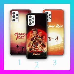 Housse de téléphone Cobra Kai 5 pour Samsung A13 A14 A15 A16 A25 A26 A33 A34 A35 A36 A53 A54 A55 A56 A72 A73 + Plus Modèle Dojo Karaté Kid Miyagi