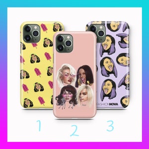 Cardi B 5 pour Apple iPhone 11 12 13 14 15 16 Pro PLuS MiNI MAX housse de téléphone américain Etats-Unis rappeur chanson rap chanteur New York Bodak jaune