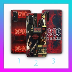 AC/DC 2 Phone Case Cover For Samsung Galaxy S20 S21 S22 S23 S24 FE S25 Plus Ultra Australian Rock Band 20 Century Popular Heavy Music Group