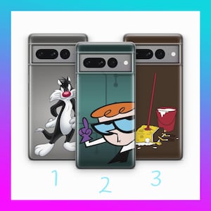 Cartoon 9 Telefoon Case Cover Voor Google Pixel 6 6A 7 7A 8 8A 9 9A Pro XL Modellen Willekeurige Stripfiguren Netwerk Grappige Iron Man Joker