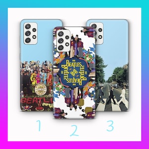 Funda de teléfono The Beatles 3 para Samsung A13, A14, A15, A16, A25, A26, A33, A34, A35, A36, A53, A54, A55, A56, A72, A73 y más modelos de música rock del Reino Unido.