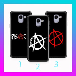 Anarchy 1 Für Samsung Galaxy A3 A5 A6 A7 A8 J3 J5 J6 J7 Telefon Fall Abdeckung Symbol Jugend Absence ofRegierung Lawless Keine Autorität