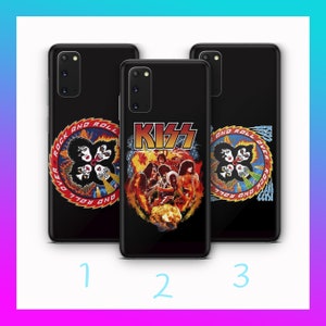 Kiss 6 Phone Case Cover For Samsung Galaxy S20 S21 S22 S23 S24 FE S25 Plus Ultra American USA Rock Song Music Face Paint Makeup Guitar Band