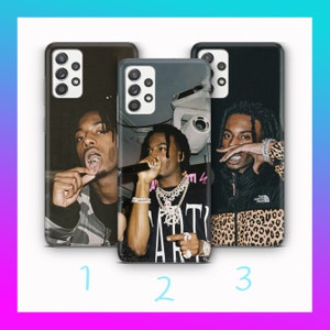 Funda para teléfono Playboi Carti 7 para Samsung A13, A14, A15, A16, A25, A26, A33, A34, A35, A36, A53, A54, A55, A56, A72, A73 y más modelos de cantante de rap estadounidense.