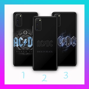 AC/DC 3 Phone Case Cover For Samsung Galaxy S20 S21 S22 S23 S24 FE S25 Plus Ultra Australian Rock Band 20 Century Popular Heavy Music Group