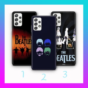 Custodia per telefono The Beatles 6 per Samsung A13 A14 A15 A16 A25 A26 A33 A34 A35 A36 A53 A54 A55 A56 A72 A73 + altri modelli UK Rock Band Music
