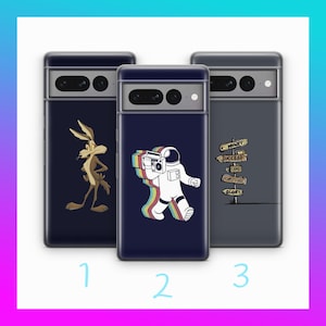 Cartoon 1 Telefoon Case Cover Voor Google Pixel 6 6A 7 7A 8 8A 9 9A Pro XL Modellen Willekeurige Stripfiguren Netwerk Grappige Iron Man Joker