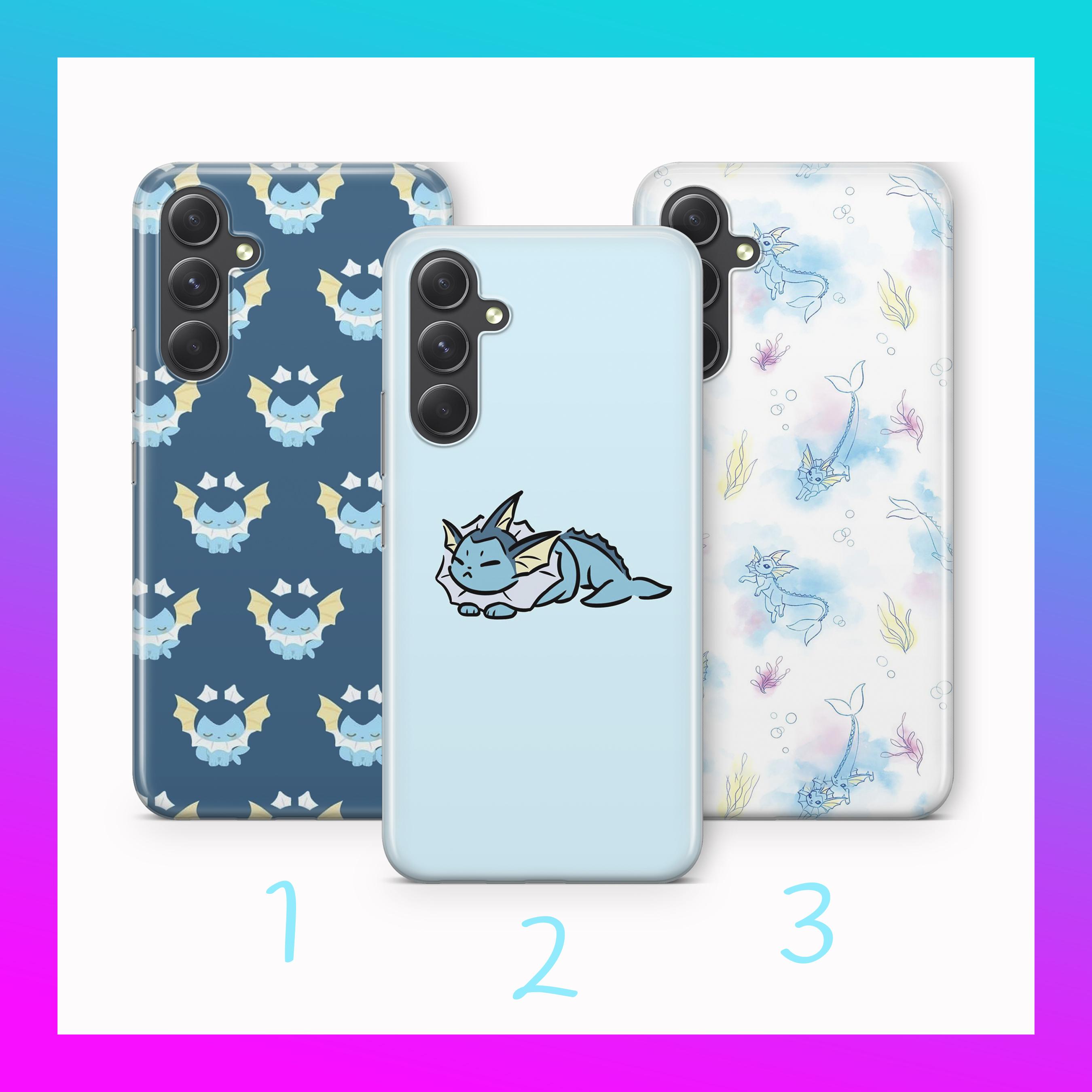 Vaporeon 1 Housse pour Samsung A14 A15 A16 A17 A25 A26 A34 A35 A36 A37 A54 A55 A56 A57 A72 A73 + d'autres modèles