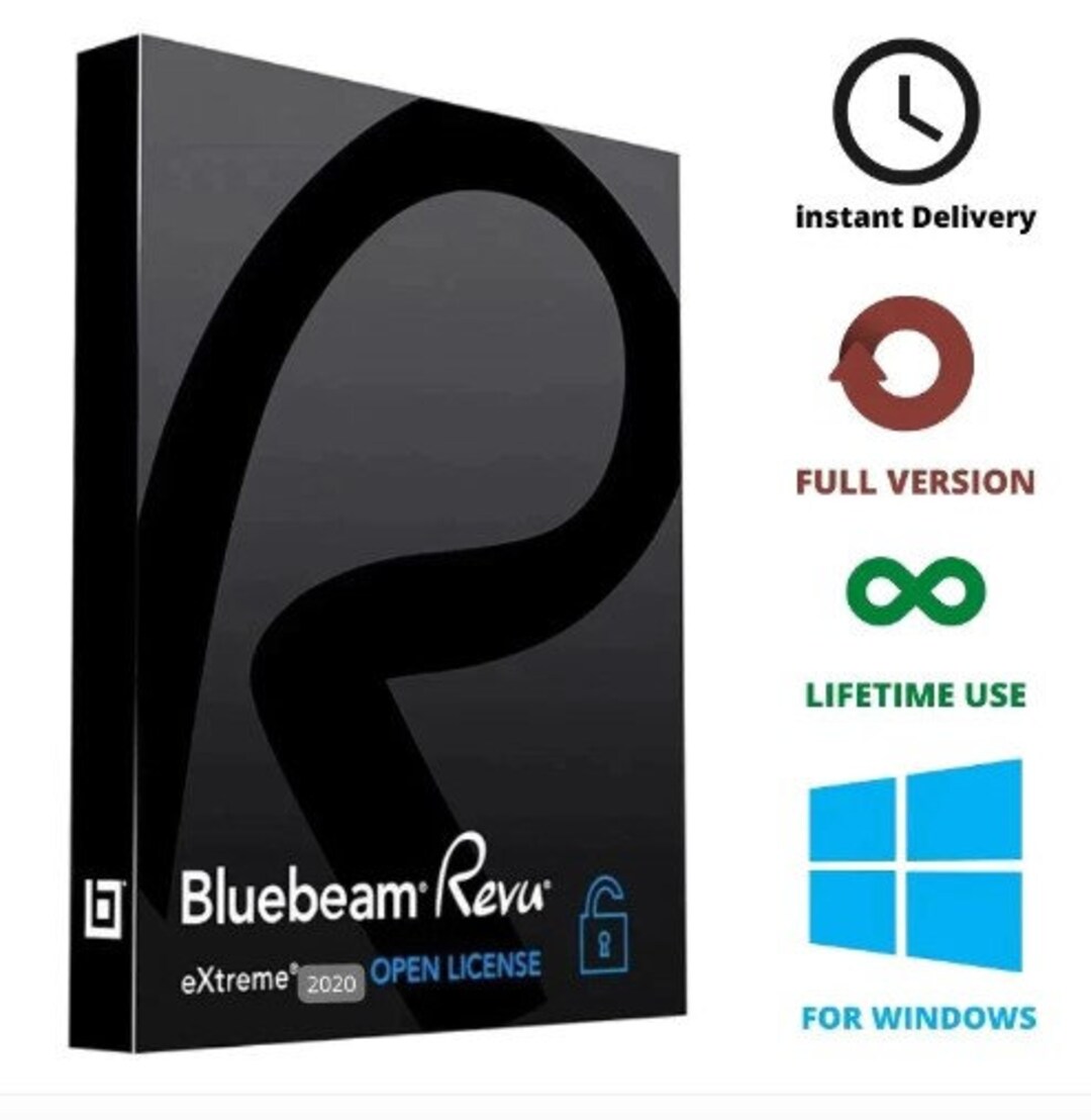 Bluebeam Revu Extreme 20 Multilingual Lifetime License Etsy