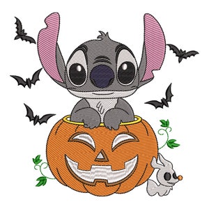 Halloween Pumpkin Embroidery Design, Stay Spooky Stitch Embroidery Patterns, Trick Or Treat Witch Stitch Digitizing Machine Embroidery Files