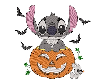 Halloween Pumpkin Embroidery Design, Stay Spooky Stitch Embroidery Patterns, Trick Or Treat Witch Stitch Digitizing Machine Embroidery Files