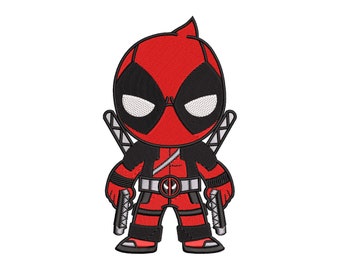 Cartoon Embroidery Design, Superhero Embroidery Design, Mini Spider Pool Embroidery Files, Baby Boy Super Hero Machine Embroidery Files