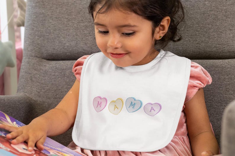 Repositional Embroidery Mama Embroidery Design, Mama Heart Embroidery Design, Mama Repositional ...