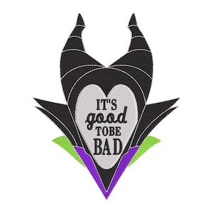 Bad Girls Have More Fun Witches Embroidery Designs, Vintage Villains Machine Digital Embroidery Design Files - 3 Sizes - Instant Downloads